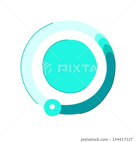 Loading progress bar indicator with data visualization Loading progress bar indicator with data visualization 134417337