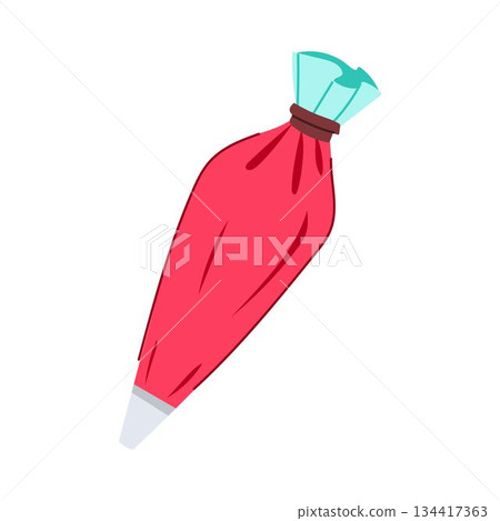 Pastry bag preparing sweet dessert decoration frosting 134417363