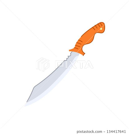 Machete knife tool for outdoor adventure survival 134417641