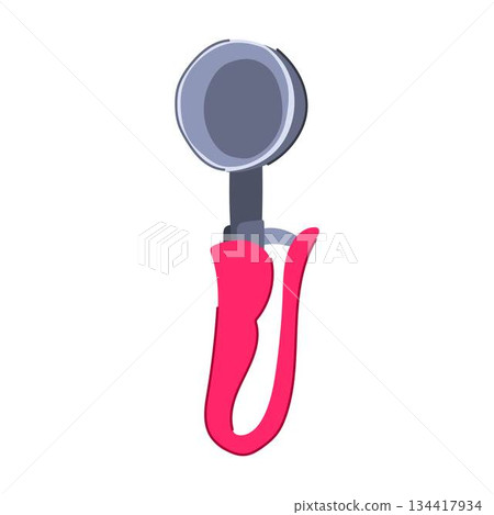 Ice cream scoop for serving frozen desserts 134417934