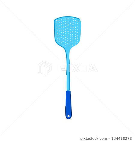 Fly swatter illustrating pest control and insect extermination 134418278