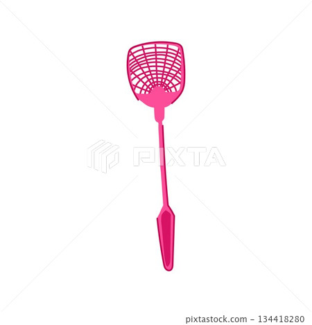 Pink fly swatter tool for insect pest control 134418280