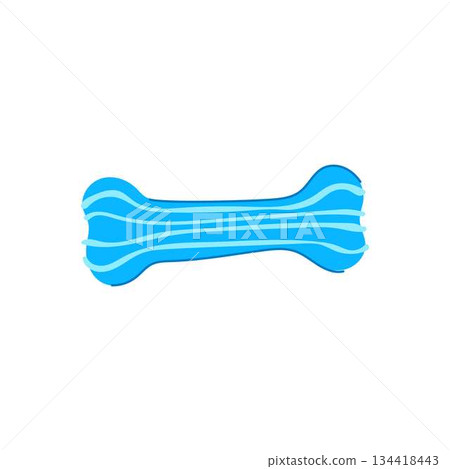 Blue bone dog chew toy for pets 134418443