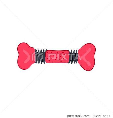 Dog bone toy providing pet chew and play time 134418445