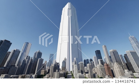 A huge building 134418741