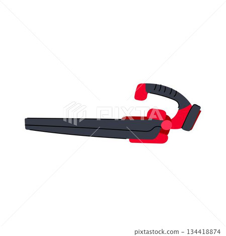 Cordless leaf blower removing garden debris tool 134418874