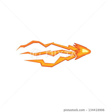 Energy blaster shoot effect graphic element on white Energy blaster shoot effect graphic element on white 134418906