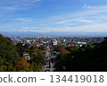 View of Toyama cityscape from the Toyama City Footpath Bridge 134419018