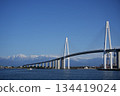 Spectacular views of the Tateyama mountain range and Shinminato Bridge 134419024