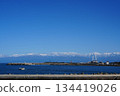 Spectacular views of the Tateyama mountain range and Shinminato Bridge 134419026