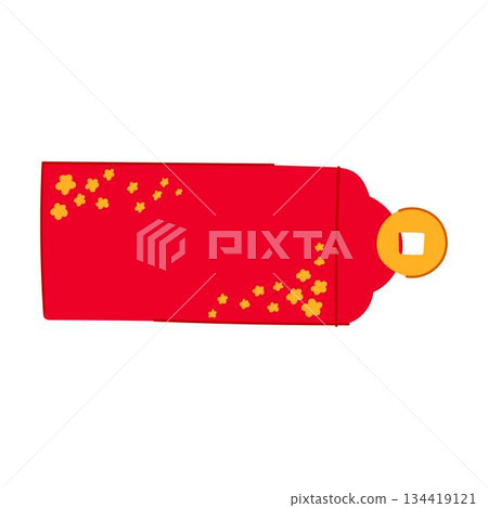Red ang pao money envelope for lunar new year celebration 134419121