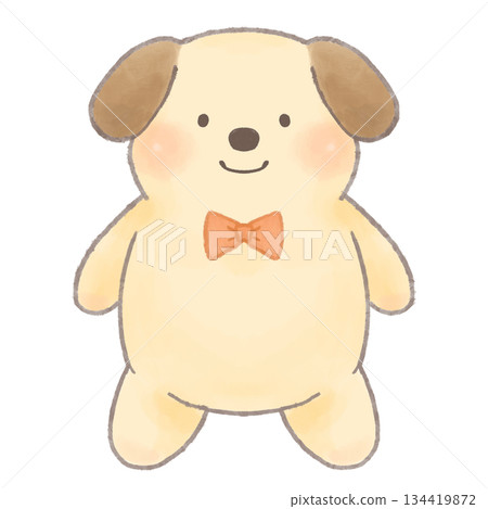 Cute dog illustrations with a gentle touch - for children and daycare materials 134419872