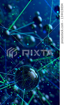 Interconnected Molecular Structures in a Cosmic Blue Environment Interconnected Molecular Structures in a Cosmic Blue Environment 134419894