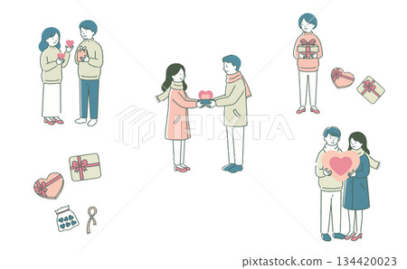 情人節插圖集 情人節插圖集 134420023