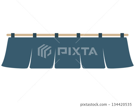 海軍藍 5 幅寬窗簾 海軍藍 5 幅寬窗簾 134420535