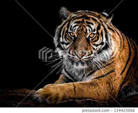 portrait of tiger 134423088