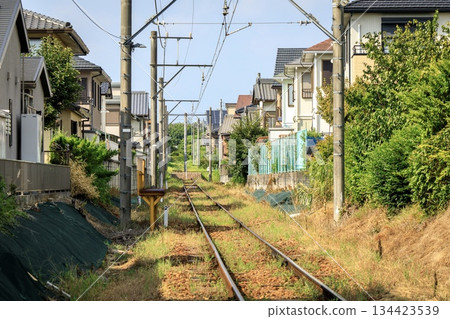 The end of the tracks at Sanage Station in Toyota City (the abandoned Mikawa Line) 134423539