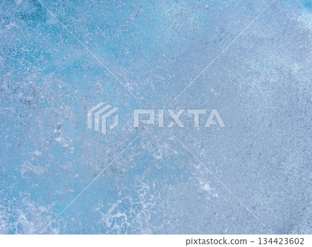 Powerful Ocean Wave Splash with Blue Sea Water Texture 134423602