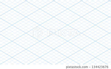 Isometric grid pattern 134423676