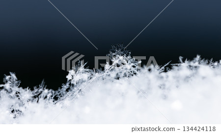 snowflake postage stamp, winter card snowflake postage stamp, winter card 134424118