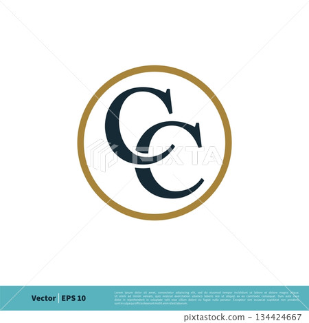Letter C Circle Icon Vector Logo Template Illustration Design. Vector EPS 10. 134424667