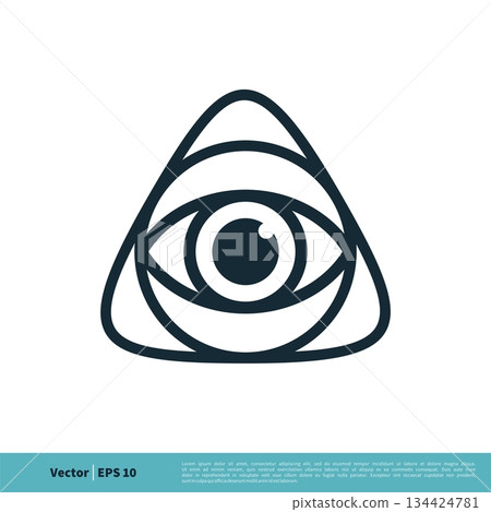 Eyeball, Vision Icon Vector Logo Template Illustration Design. Vector EPS 10. Eyeball, Vision Icon Vector Logo Template Illustration Design. Vector EPS 10. 134424781