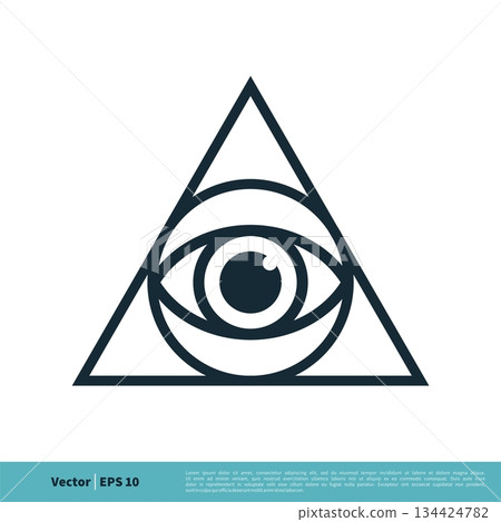 Eyeball, Vision Icon Vector Logo Template Illustration Design. Vector EPS 10. Eyeball, Vision Icon Vector Logo Template Illustration Design. Vector EPS 10. 134424782