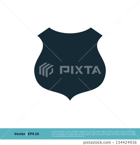 Shield Insignia Heraldic Icon Vector Logo Template Illustration Design. Vector EPS 10. Shield Insignia Heraldic Icon Vector Logo Template Illustration Design. Vector EPS 10. 134424916