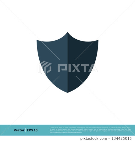 Shield Icon Vector Logo Template Illustration Design. Vector EPS 10. 134425015