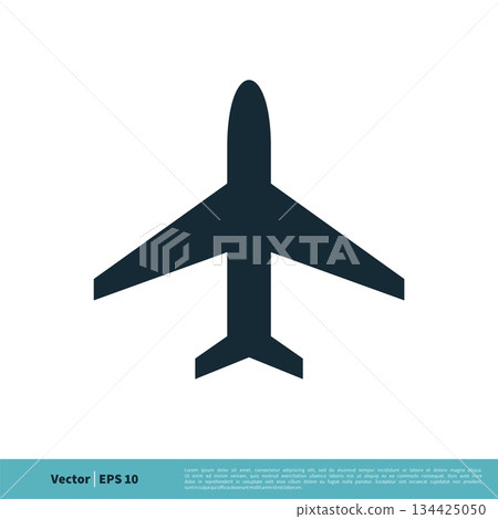 Plane, Airplane, Jet Icon Vector Logo Template Illustration Design. Vector EPS 10. Plane, Airplane, Jet Icon Vector Logo Template Illustration Design. Vector EPS 10. 134425050