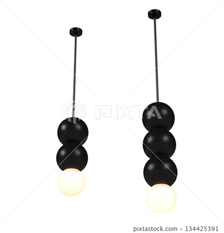 chandelier on the ceiling isolated on transparent background, hanging lamp, pendant light, 3D illustration, cg render chandelier on the ceiling isolated on transparent background, hanging lamp, pendant light, 3D illustration, cg render 134425391