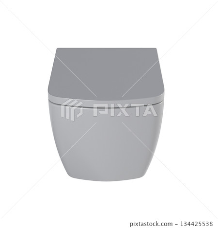 Lavatory pan isolated on a transparent background, bidet, 3D illustration, and CG render Lavatory pan isolated on a transparent background, bidet, 3D illustration, and CG render 134425538