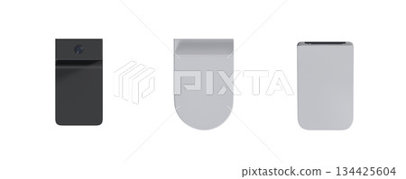 Lavatory pan isolated on a transparent background, bidet, 3D illustration, and CG render Lavatory pan isolated on a transparent background, bidet, 3D illustration, and CG render 134425604