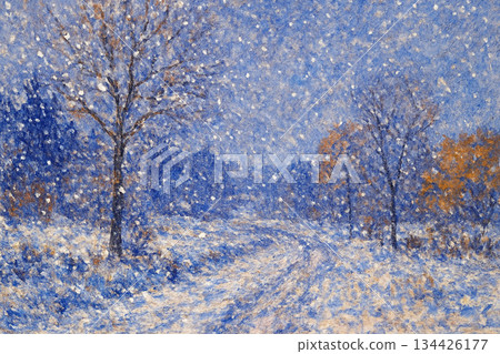 This image was created with the image of a snowy road in mind. This image was created with the image of a snowy road in mind. 134426177