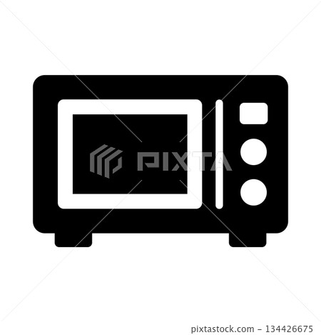 Microwave oven icon 134426675