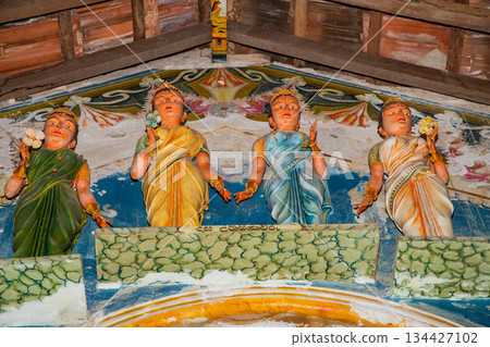 figures depicting entire history Buddha, starting from birth. figures depicting entire history Buddha, starting from birth. 134427102