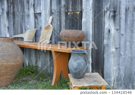 Items of village life 134428546