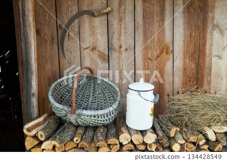 Items of village life 134428549