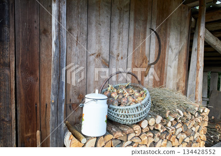 Items of village life 134428552