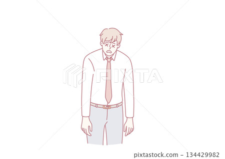 Feeling stressed and tired concept Feeling stressed and tired concept 134429982