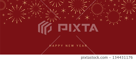 happy new year fireworks celebration background isolated vector illustration happy new year fireworks celebration background isolated vector illustration 134431176