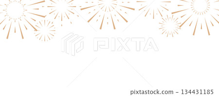 fireworks banner background isolated vector illustration 134431185