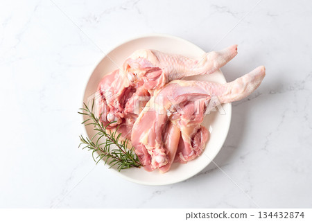 Bone-in chicken thighs 134432874