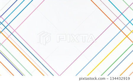 AI圖像：背景材料上裝飾著彩色線條 134432919