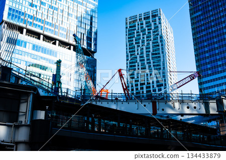 Changing Tokyo: JR Shibuya Station West Exit Under Construction, End of November 2025, k-2, High Saturation Contrast Changing Tokyo: JR Shibuya Station West Exit Under Construction, End of November 2025, k-2, High Saturation Contrast 134433879