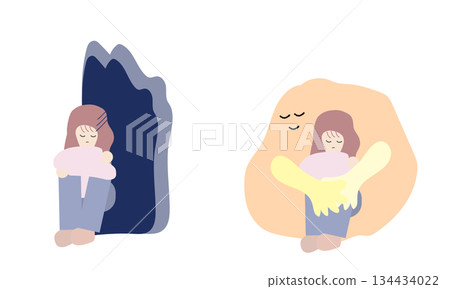 Women who suffer from loneliness and women who are loved even though they don't realize it Women who suffer from loneliness and women who are loved even though they don't realize it 134434022