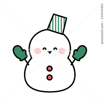 Snowman's illustration 134434401