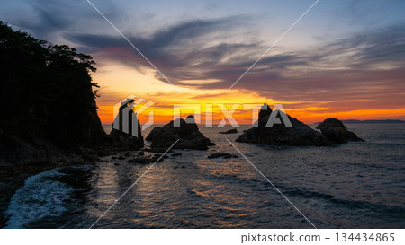 Sasagawa flow/evening view 134434865