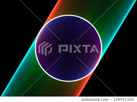 彩色圓圈抽象背景 彩色圓圈抽象背景 134435103