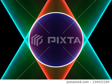 Colorful circles abstract background 134435104
